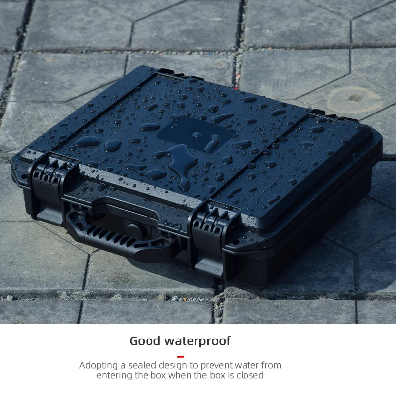 for DJI Mini 2 ABS Explosion-proof Box Hard shell Waterproof Box for Mavic Mini 2 Drone Accessories High Capacity Storage Case 10 Good waterproof Adopting a sealed design to prevent water from entering the box when the box