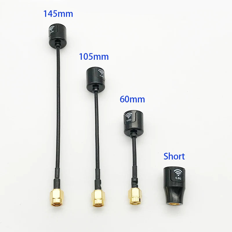Lollipop 4 Smaller and lighter 5.8G 2.5dBi Gain RHCP Antenna SMA RP-SMA MMCX UFL Connector For RC FPV Racing Drone Model 5 Lollipop 4 5.8G 2.5dBi Gain RHCP Antenna
