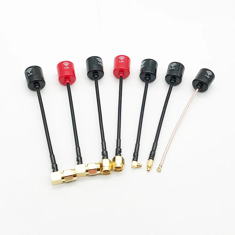 Lollipop 4 Smaller and lighter 5.8G 2.5dBi Gain RHCP Antenna SMA RP-SMA MMCX UFL Connector For RC FPV Racing Drone Model 15 Lollipop 4 5.8G 2.5dBi Gain RHCP Antenna