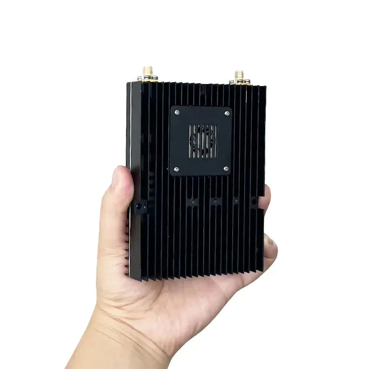 Foxtech VD-20 - Système de transmission émetteur et récepteur de liaison vidéo de données sans fil longue portée 4K 110 MHz 20 km