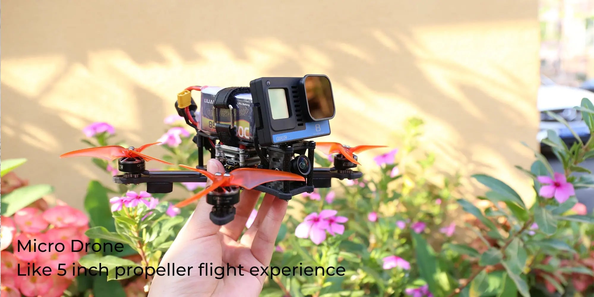 GEPRC SMART 35 FPV Drone, Pov> Oc Micro Drone Like 5 inch propeller flight experience LiLIn 
