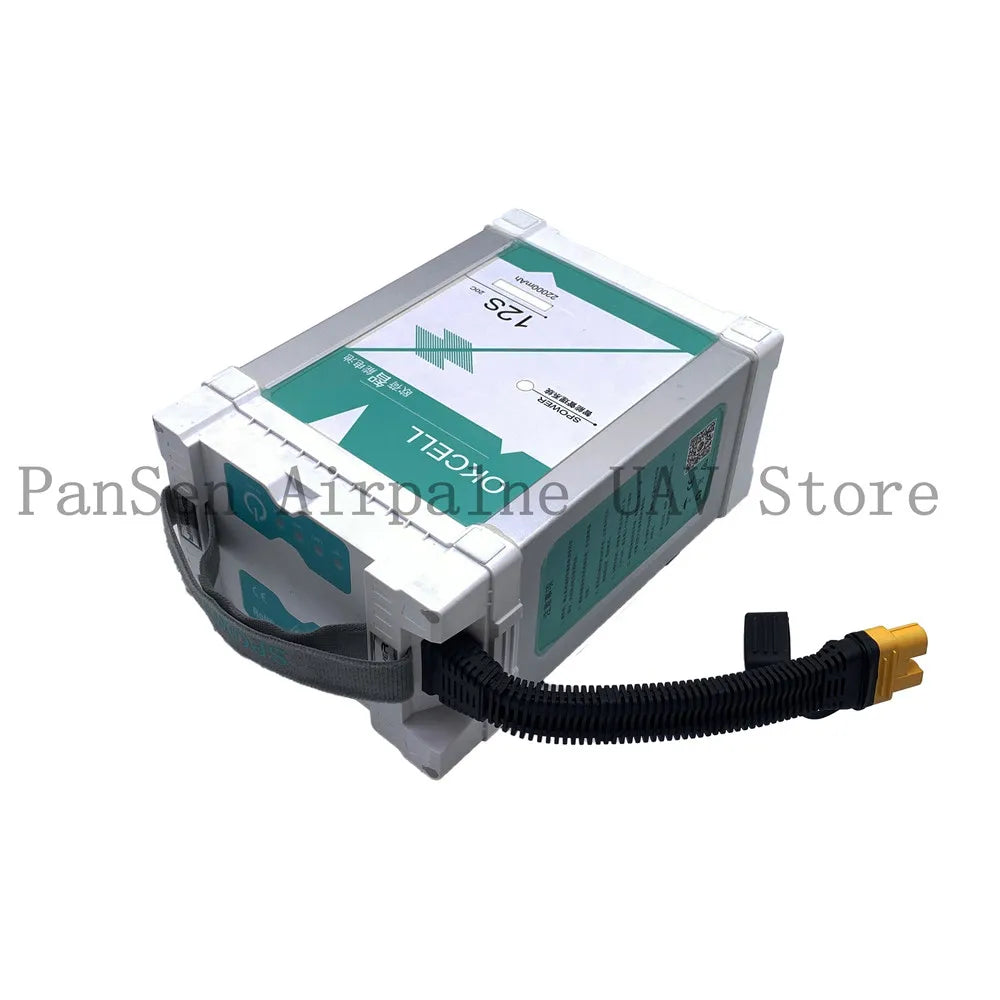 Original OKCELL 12000mAh/16000 /2200044.4V 12S LiPO Battery Agriculture Drone Battery Burst 20C for agricultural spray drone frame 13 aerops okcell 16000mah 12S 44.8V With AS150
