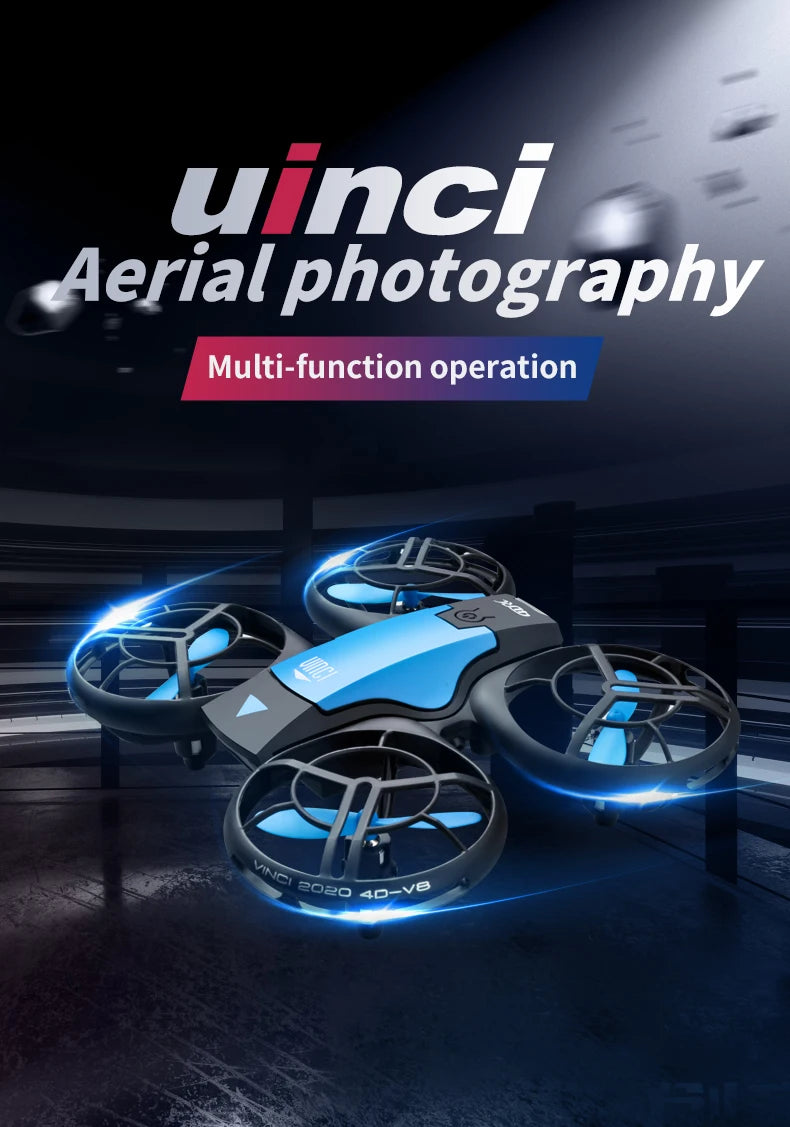 4DRC V8 Mini Drone, aerial photography multi-function operation vinci 20zo d