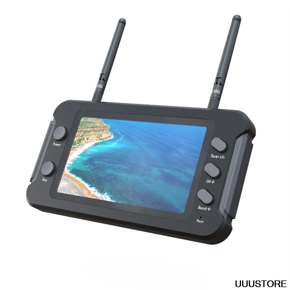 4.3 Inch FPV Monitor - 800x480 IPS HD Display 5.8GHz 40CH Diversity Receiver For RC Drone Radio Controller 9 4.3 Inch FPV Monitor, 4.3 Inch IPS 800x480 5.8GHz 40CH Diversity Receiver FP