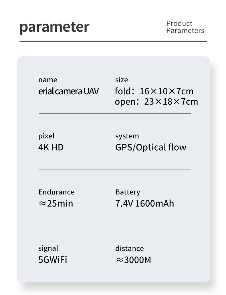 X2 Pro2 GPS Drone, erialcamera UAV fold: 16x10x7cm pixel 4
