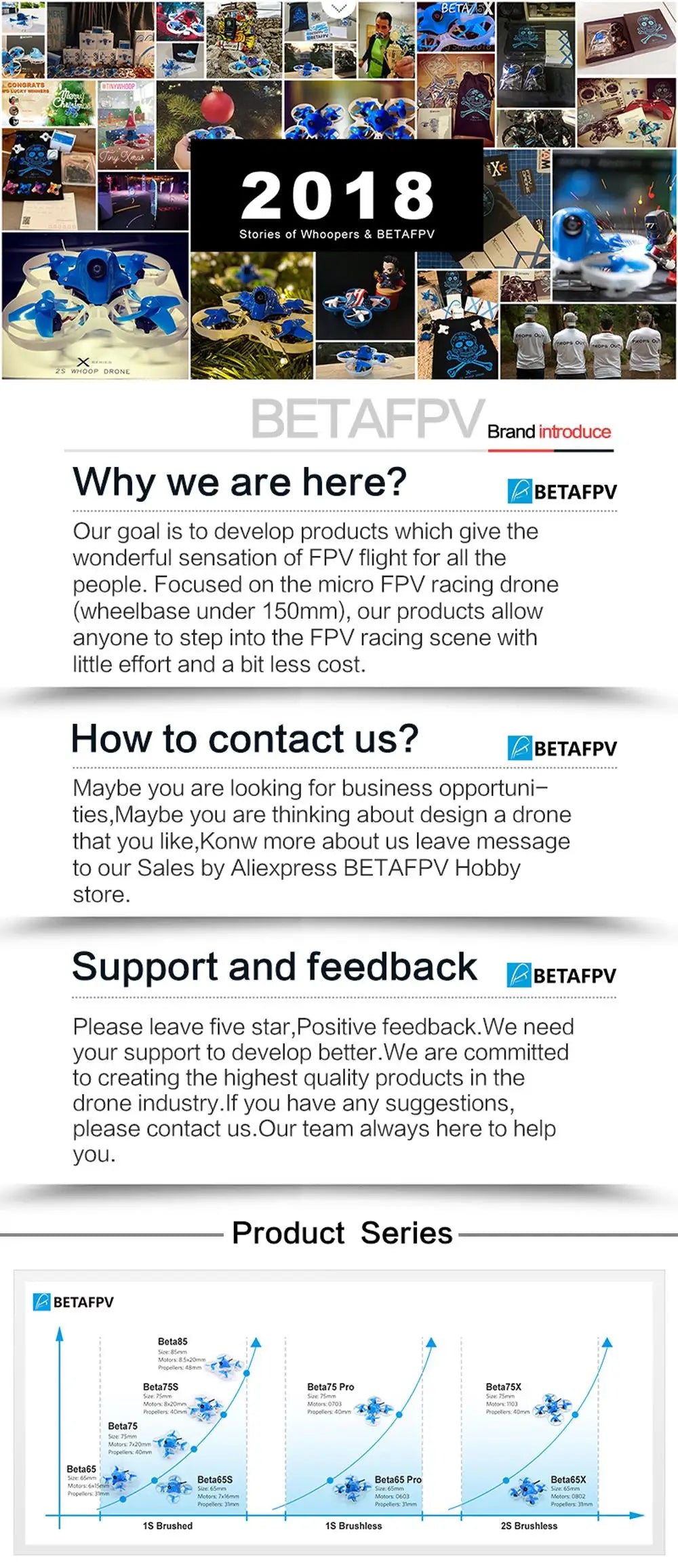 BETAFPV VR02 FPV Goggles - 4.3 inches 800*480px w/5.8GHz 40ch receiver for FPV racing or Model airplanes FPV Glasses 16 BETAFPV VR02 FPV Goggle, BETAFPV aims to develop products which give the wonderful sensation of FPV flight