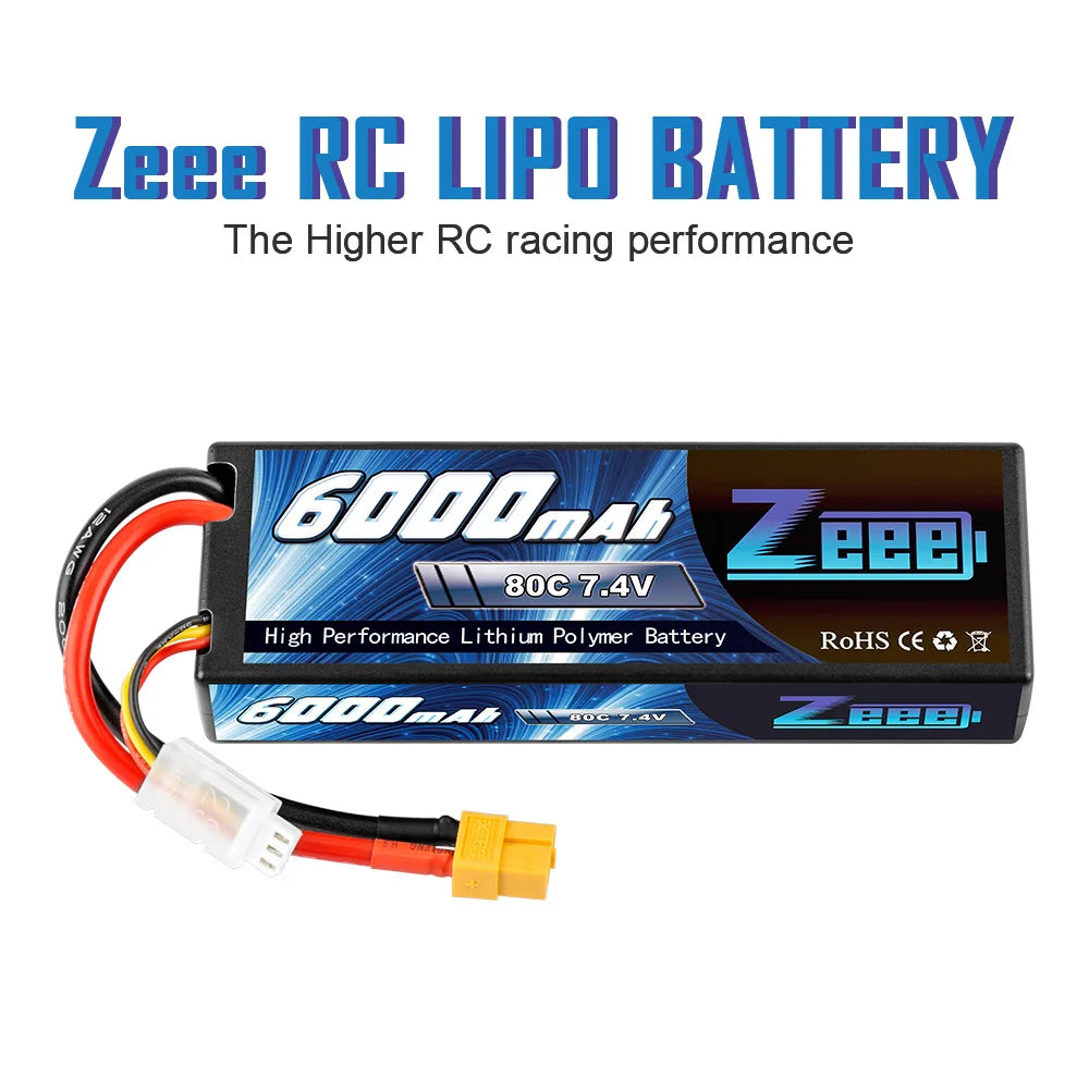 1/2Units Zeee LiPo Battery, gbbzas PE 80C 74V High Performance Lithium Polymer