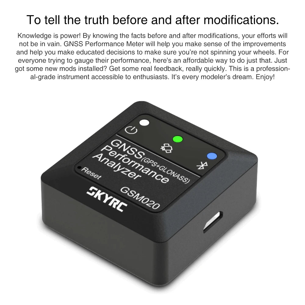 SKYRC GSM020 GNSS Performance Analyzer, GNSS Performance Meter is a professional-grade instrument accessible to enthusiasts . it'