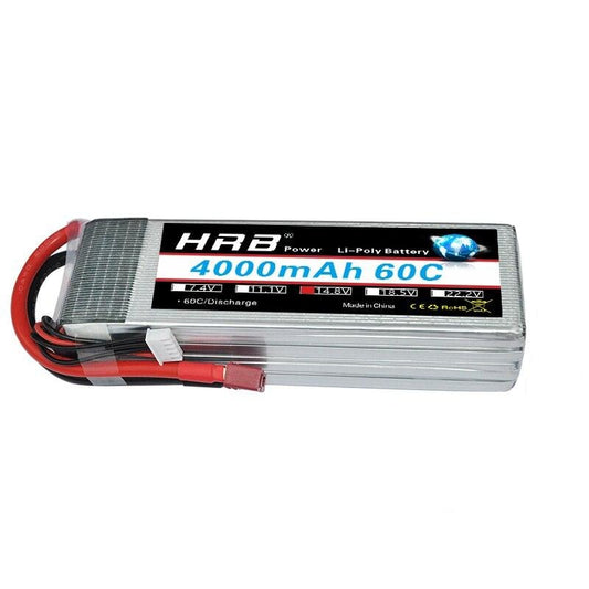 HRB 14.8V 4000mah Lipo Battery - 4S XT60 T Deans XT90 EC5 For Hexacopter Quadcopter FPV Airplanes Car Racing Boat RC Parts 60C