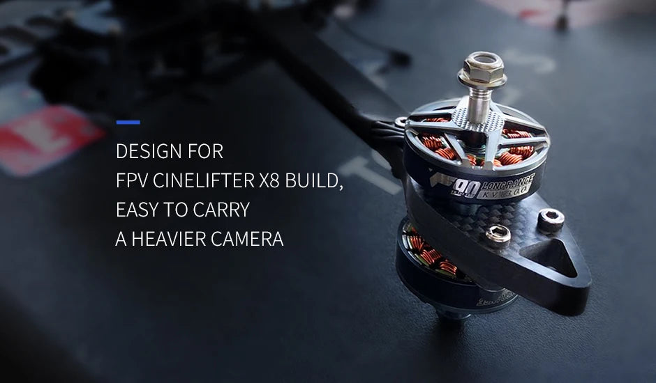 4x T-motor, DESIGN FOR FPV CINELIFTER X8 BUILD, EAS