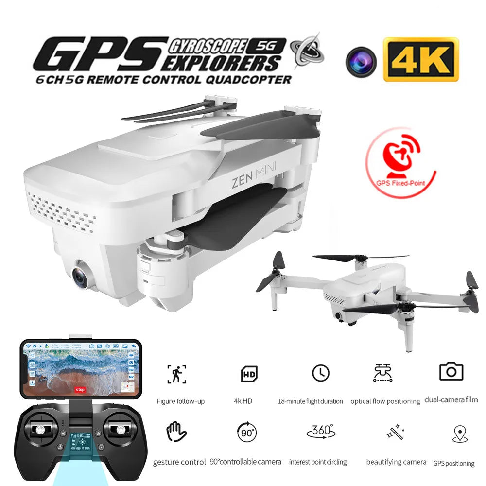 Visuo XS818 GPS Drone, 'GYROSCOPB 56 GPSo%o63 4K 6chsG
