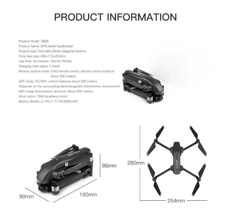 XK Q868 Drone 