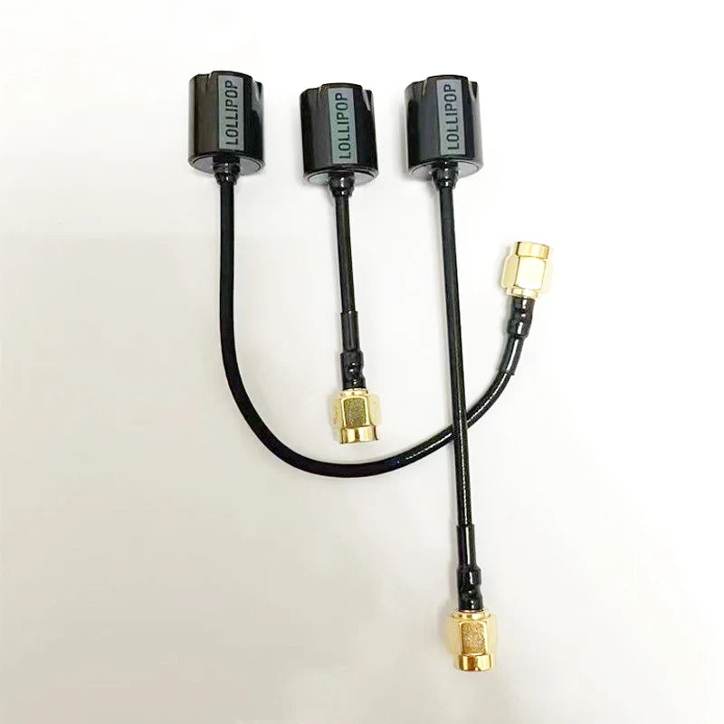 Micro Lollipop 5.8G RHCP Image Transmission Antenna 65/105/145MM SMA / RP-SMA / MMCX / UFL For RC FPV Racing Drones DIY Part 24 Micro Lollipop 5.8G RHCP Image Transmission Antenna SPECIF