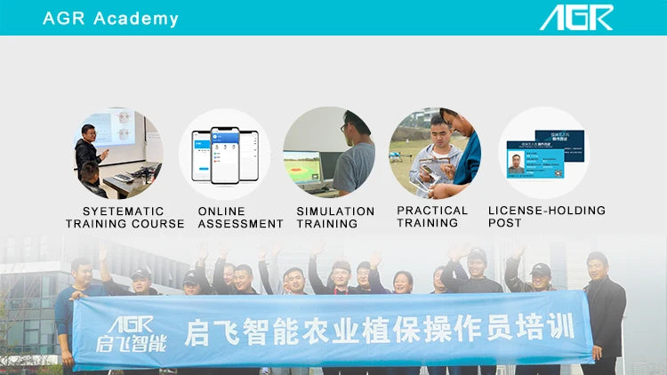 AGR Q10 10L Agriculture Drone 18 AGR Q10 10L Agriculture Drone, AGR Academy AGR SYETEMATIC ONLINE SIMULATION PRACTICAL