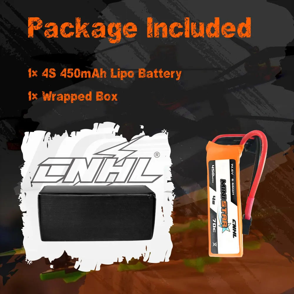 4PCS CNHL Lipo 4S 14.8V Battery for FPV, 3.Don't overcharge more than 4.2V and don't discharge below 3.2