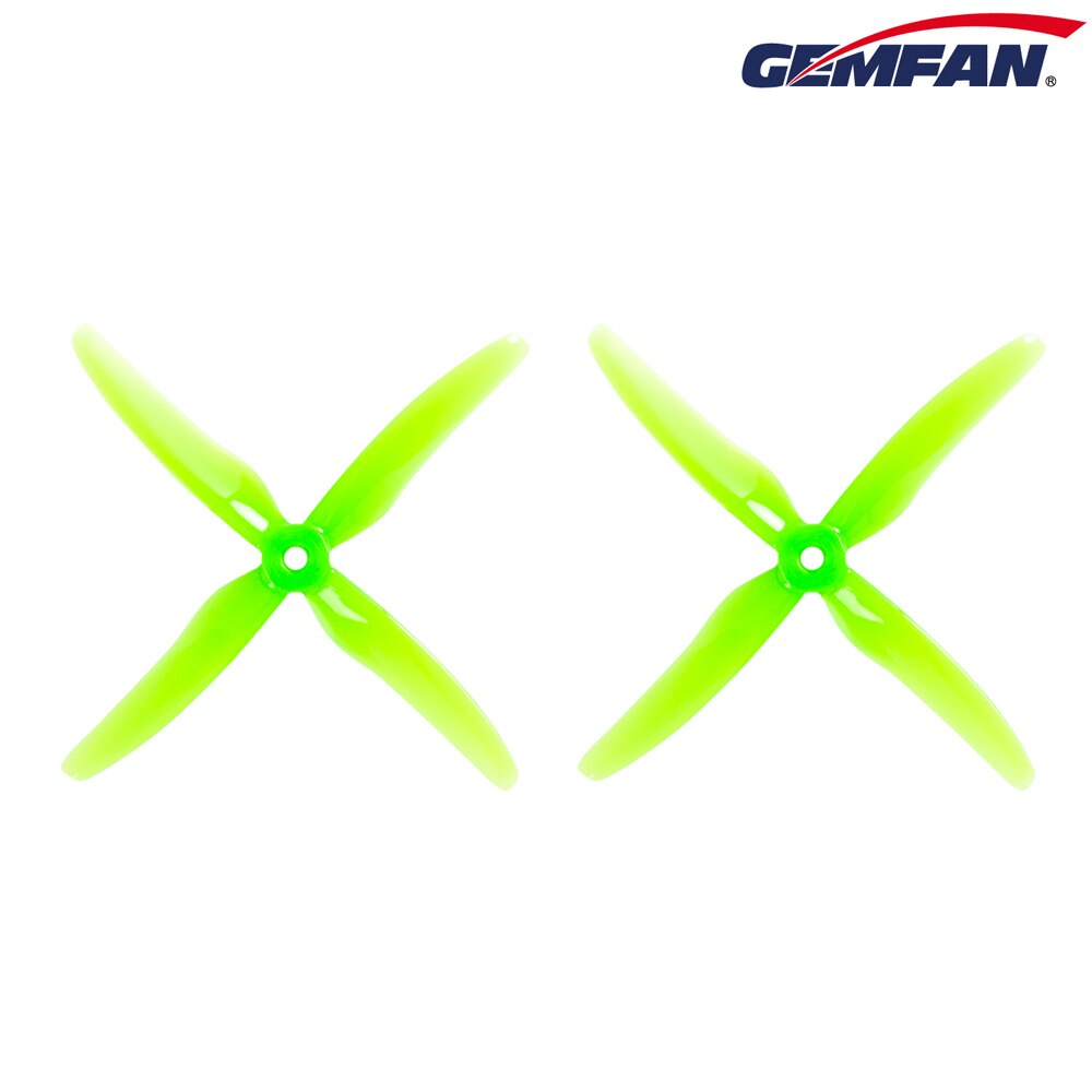 6Pairs/12Pairs 24PCS GEMFAN 51455 Hurricane X 4-blade Propeller - FPV Prop 5mm Mounting Hole for RC FPV Racing Drone