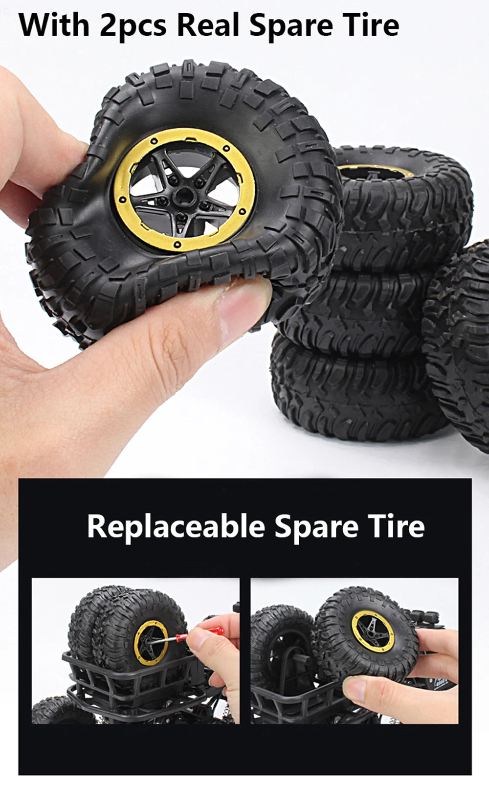 Mit Zpcs Real Spare Tire Replaceable Spare