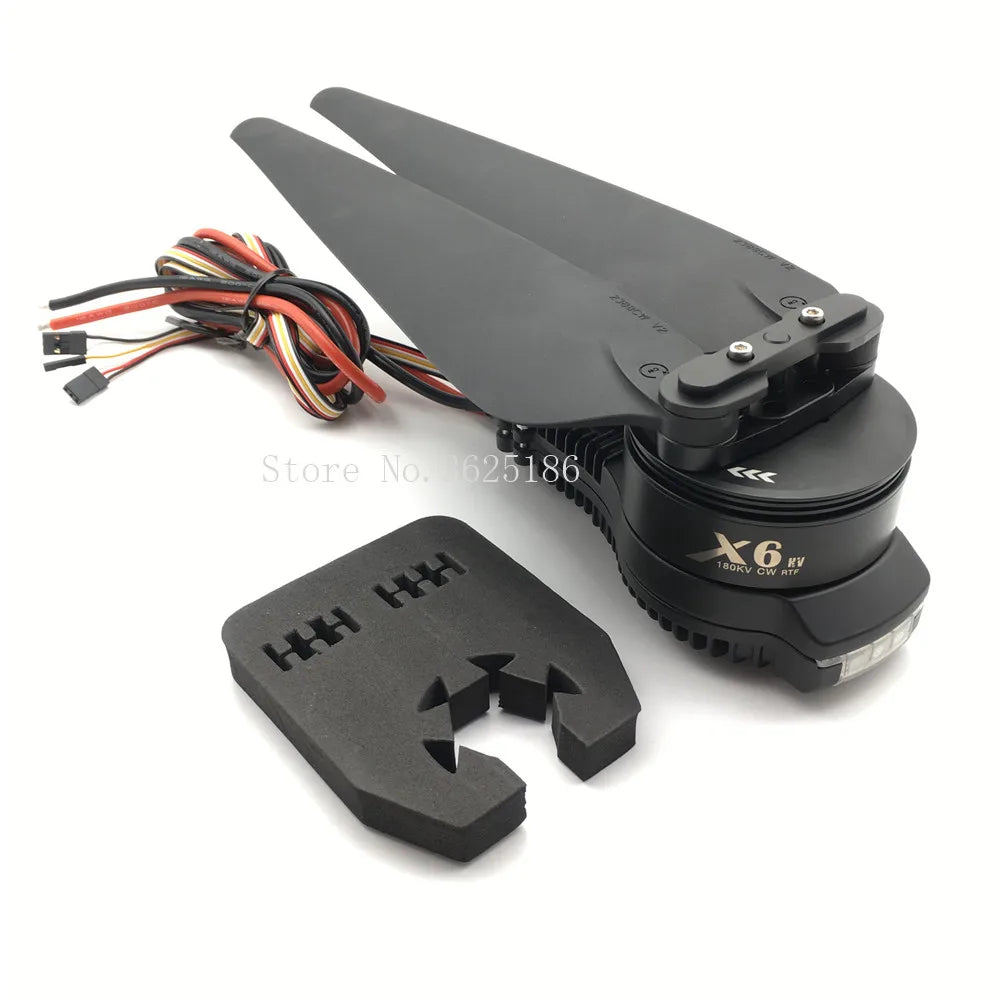 4PCS Original Hobbywing X6 Power System Motor for 10KG 10L EFT E610P Agriculture Drone motor ESC propeller and 30mm tube adapter 23 using the Hobbywing DataLink data box can collect the real-time running data of 8
