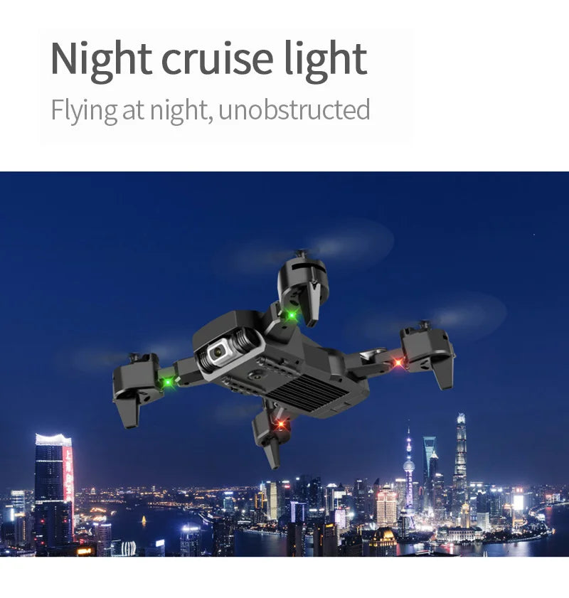 2024 NEW Drone 4k profession HD Wide Angle Camera 1080P WiFi Fpv Drone Dual Camera Height Keep Drones Camera Helicopter Toys 34 2024 NEW Drone, night cruise light flying at night; unobstruc