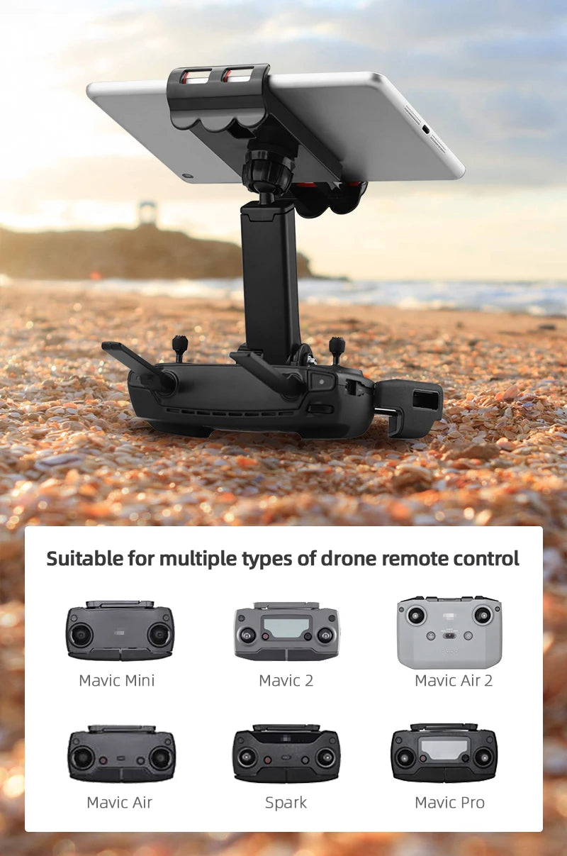 Phone Tablet Bracket For DJI Mavic mini 1/2/SE/Pro/Air/Spark/Mavic 2/AIR 2/Air2S Controller Clip Mount Phone Holder Accessory 11 Suitable for multiple types of drone remote control Mavic Mini Mavic 2 Mavic Air 2