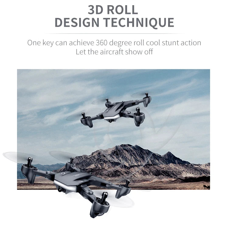 Visuo XS816 Drone, 3d roll design technique one can achieve 360 degree roll cool stunt action