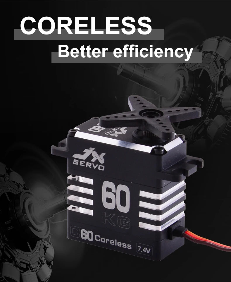 JX SERVO, SERVO KC Coreless 7.4V Better efficiency 8 JN 60 60 KC SERV