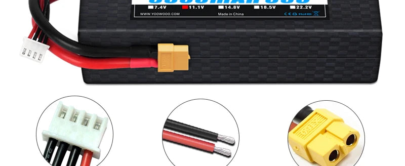 Yowoo Graphene Lipo Battery, please don't overcharge more than 4.2V and dont overcharge below 3.7V