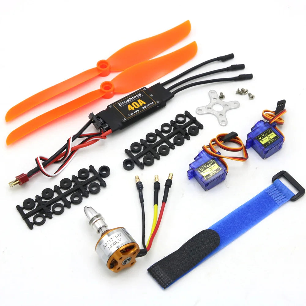 A2212 2212 2200KV 1400KV 1000KV Brushless Motor 30A 40A / 40A BLheli ESC SG90 9G Micro Servo for RC Fixed Wing Plane Helicopter 27 2 Brushless 4OA Jcauni 3uo tae9 Mito