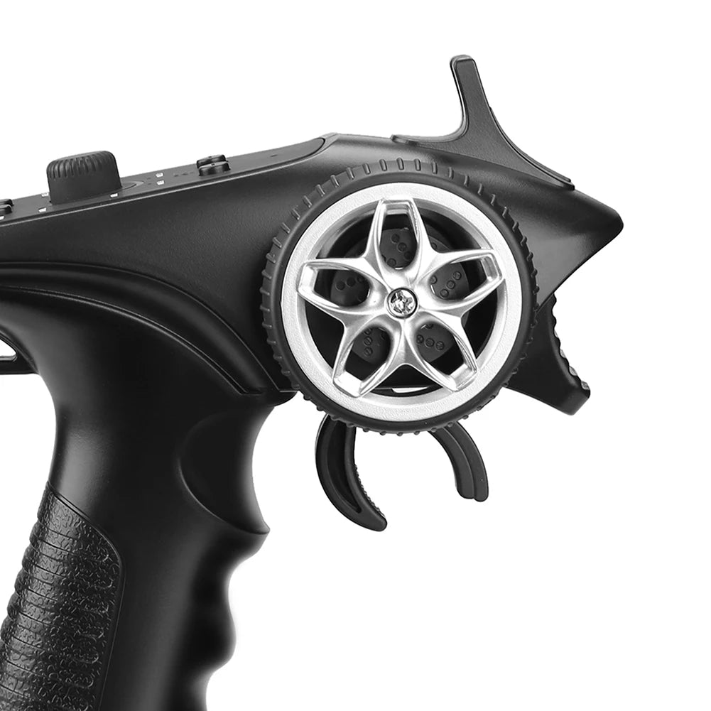 TX4 2.4GHz 4CH Radio System Transmitter Controller Remote Control w/ Receiver For RC Car Boat 30 2.4G technology, FHSS 67 channels frequency-hopping spread spectrum, highly resistant