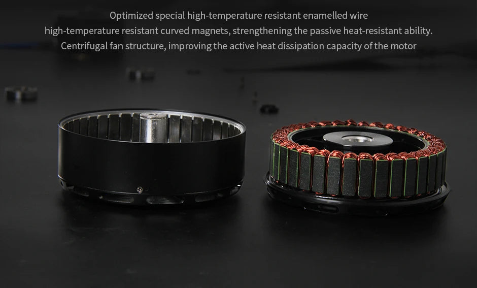 T-motor, high-temperature resistant enamelled wire curved magnets, strengthening the passive heat-resistant