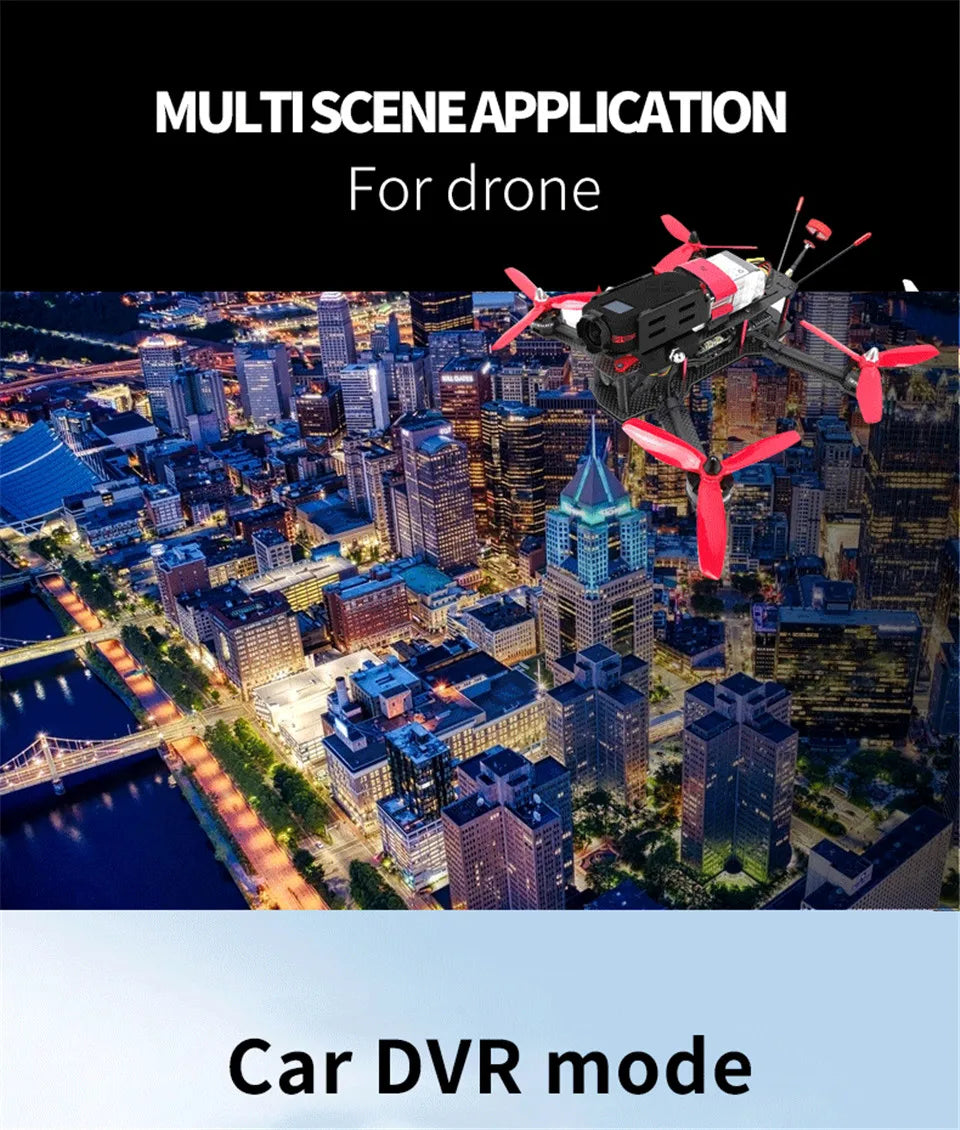 Hawkeye Firefly Q7 Action Camera, MULTI SCENEAPPLICATION For drone Car DVR