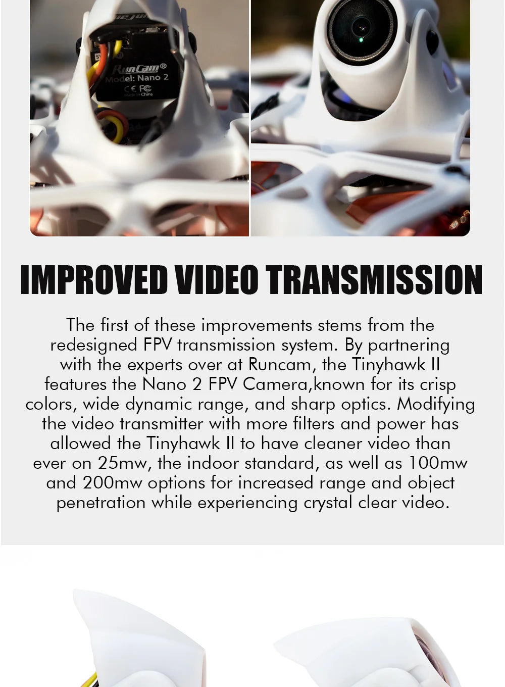 Emax Tinyhawk II 2 RTF - FPV, the Tinyhawk Il features the Nano 2 CcFc hin FPV camera