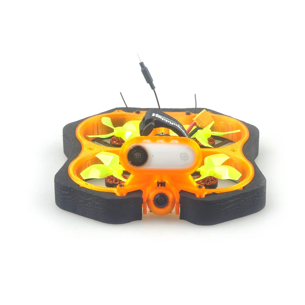 HappyModel CINE8 - CrazyF411 PRO 20A 400mW Caddx ANT 1200TVL EX1202.5 KV8000 2-3S 85mm Brushless Cinewhoop FPV DIY KIT Drone 11 HappyModel CINE8, plug-and-play design allows for quick and hassle-free assembly.