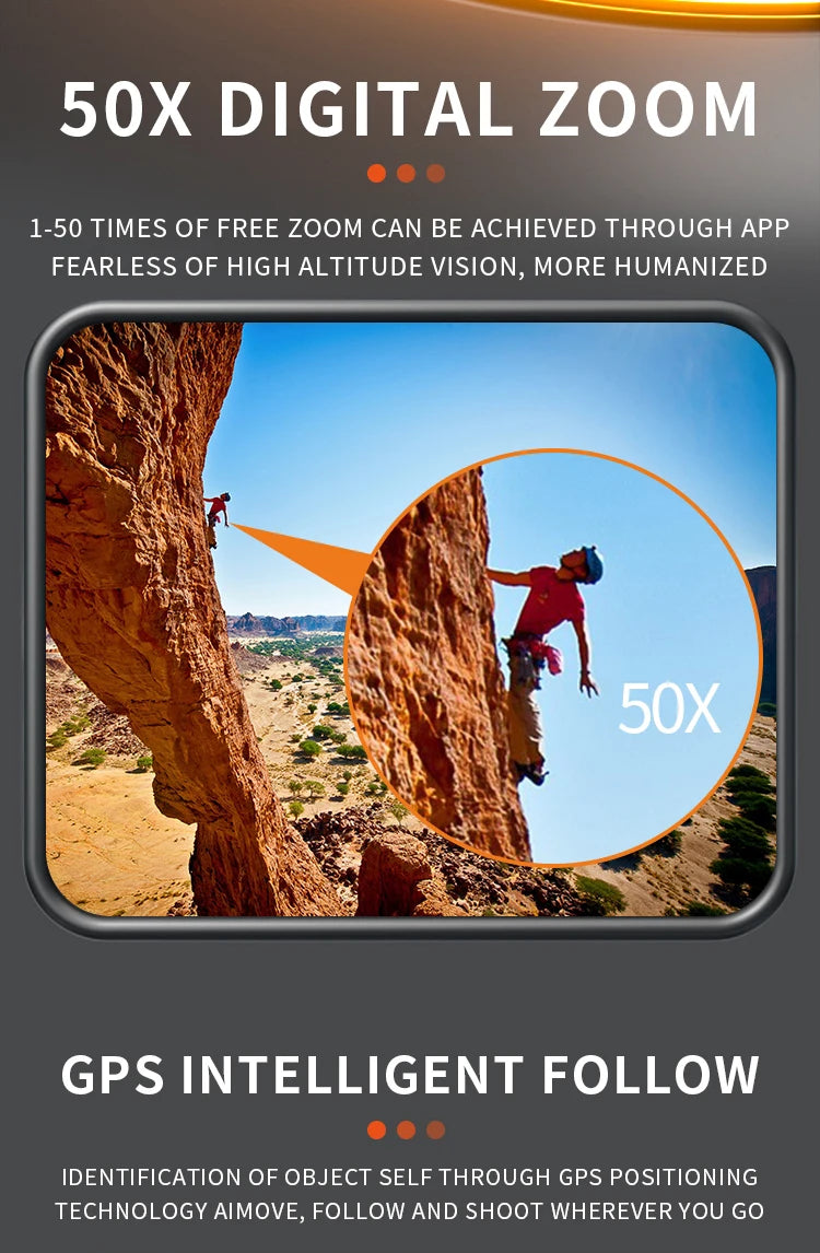 4DRC TG3 PRO Drone, APP FEARLESS OF HIGH ALTITUDE VIS