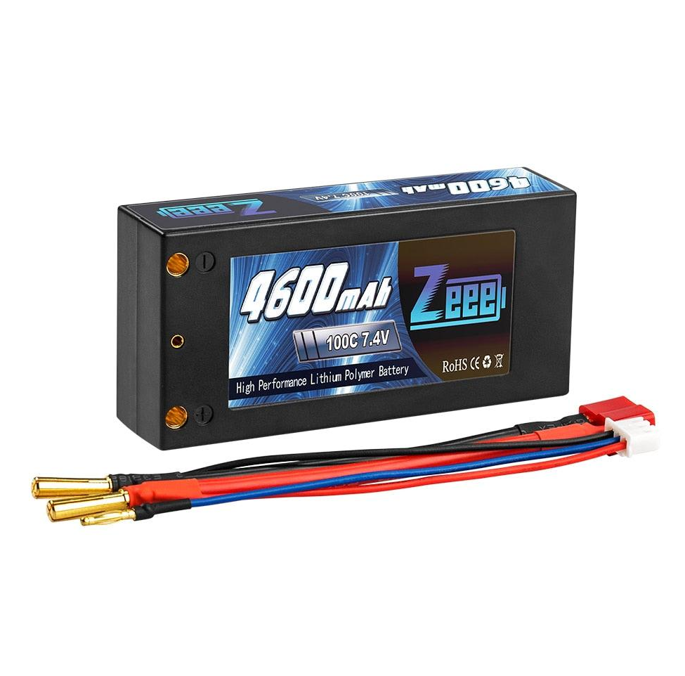 Zeee 3S LiPo 6500mAh 11,1V 120C Batterie Softpack avec connecteur EC5 pour RC Voitures, camions, véhicules, truggies, Buggies, Chars, hélicoptères, Avions, etc (2 pièces Zeee 3S LiPo 6500mAh 11,1V 120C Batterie Softpack avec connecteur EC5 pour RC Voitures, camions, véhicules, truggies, Buggies, Chars, hélicoptères, Avions, etc (2 pièces