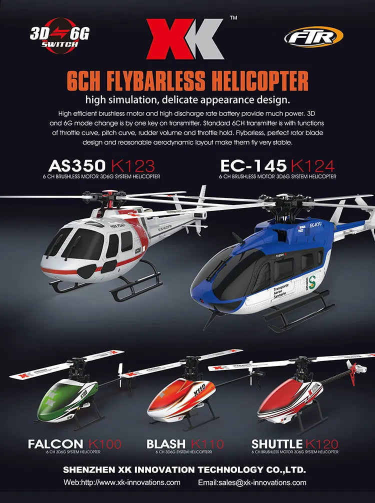 WLtoys XK K123 Rc Helicopter, XK INNOVATION TECHNOLOGY CO_LTD: http://www