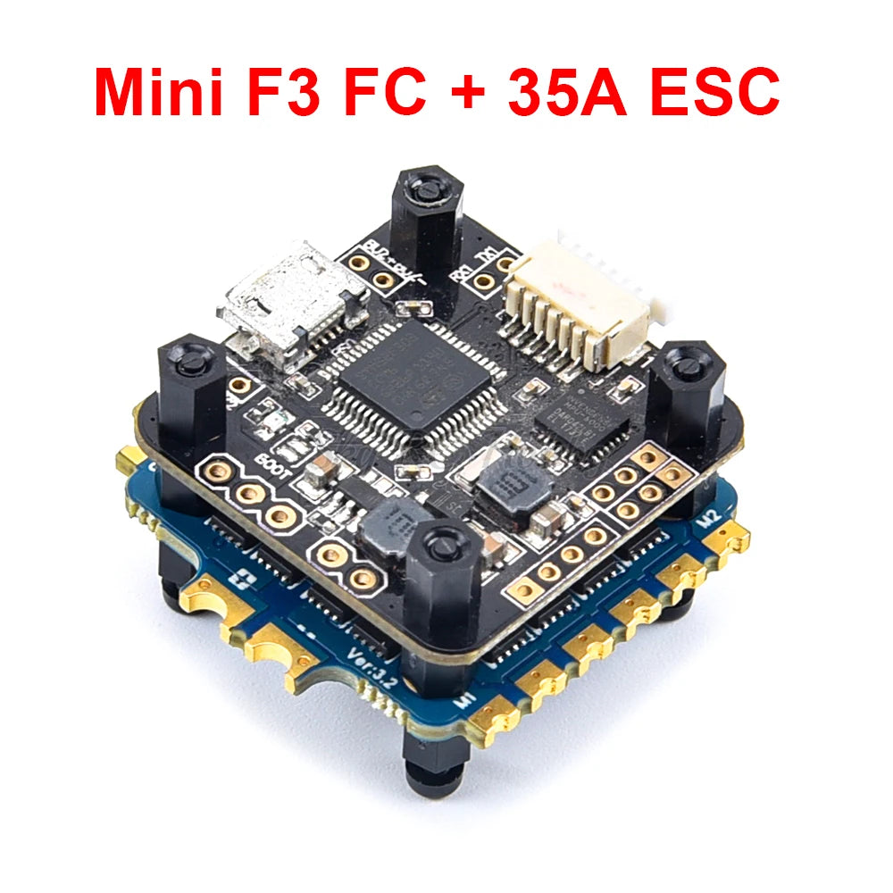 NOXE Flight controller , Using STM32F3CCT6 single-chip 256K flash memory,