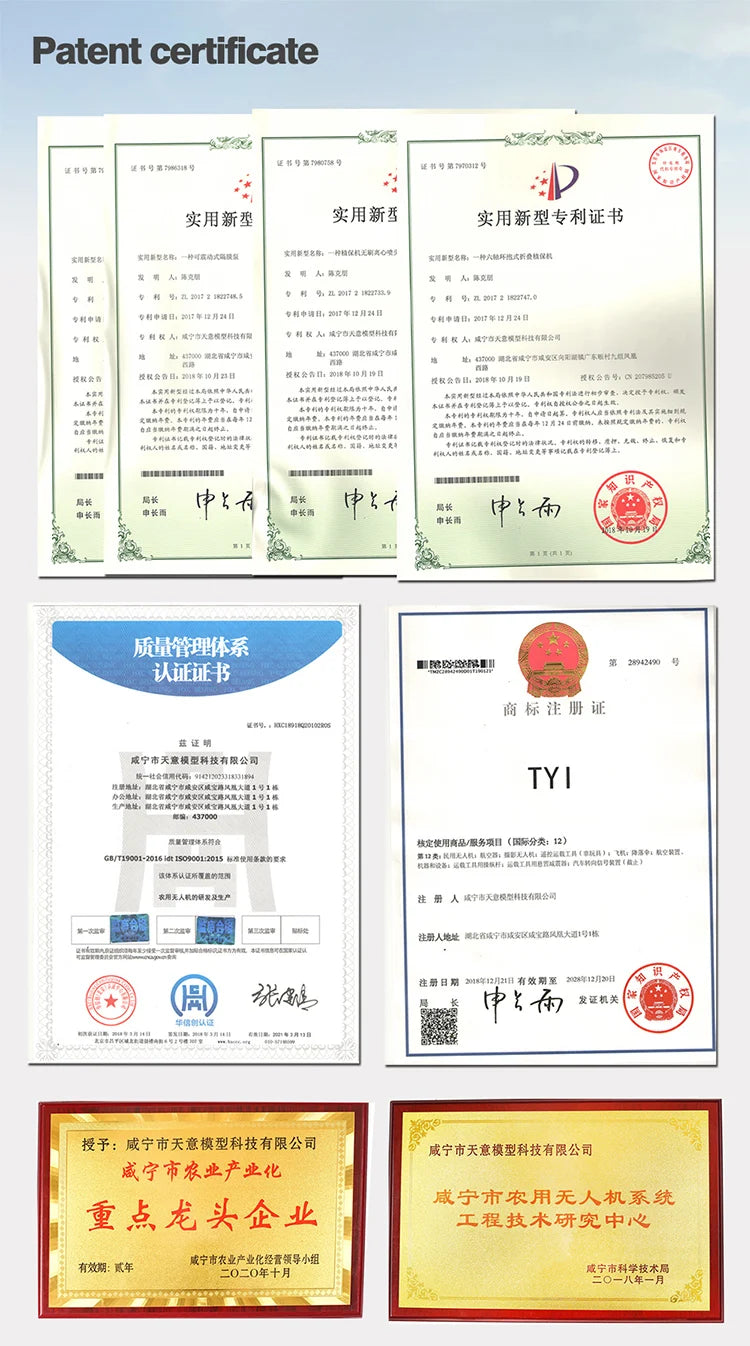 TYI 3W TYI6-20C 20L Agriculture Spray Drone - new 21L 20kg 6 axis k++ GPS automatic mode agri drone sprayer drone frame pesticide sprayer agricultural drone 22 TYI 3W TYI6-20C 20L Agriculture Spray Drone, a patent application has been filed in the state of california .