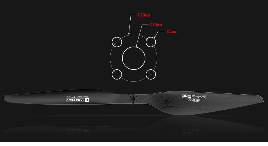 Tiger Motor T-Motor G27x8.8 Prop, T-Motor G27x8.8 Prop SPECIFICATIONS
