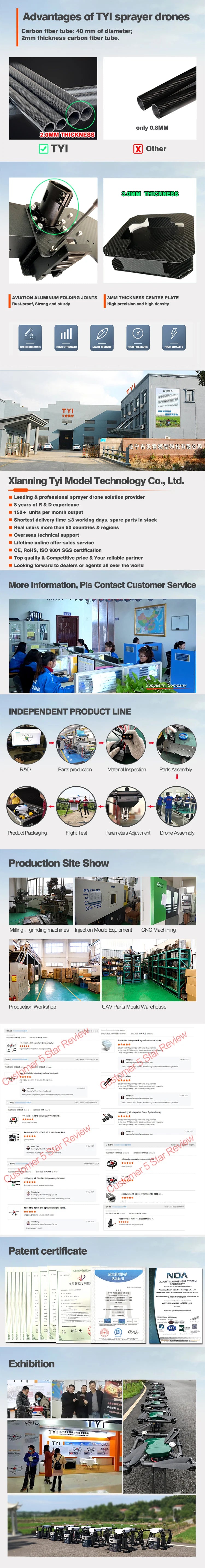 TYI 30L Fire Fighting Drone, Xianning Tyi Model Technology Co Ltd: Leading professional sprayer drone solution provider