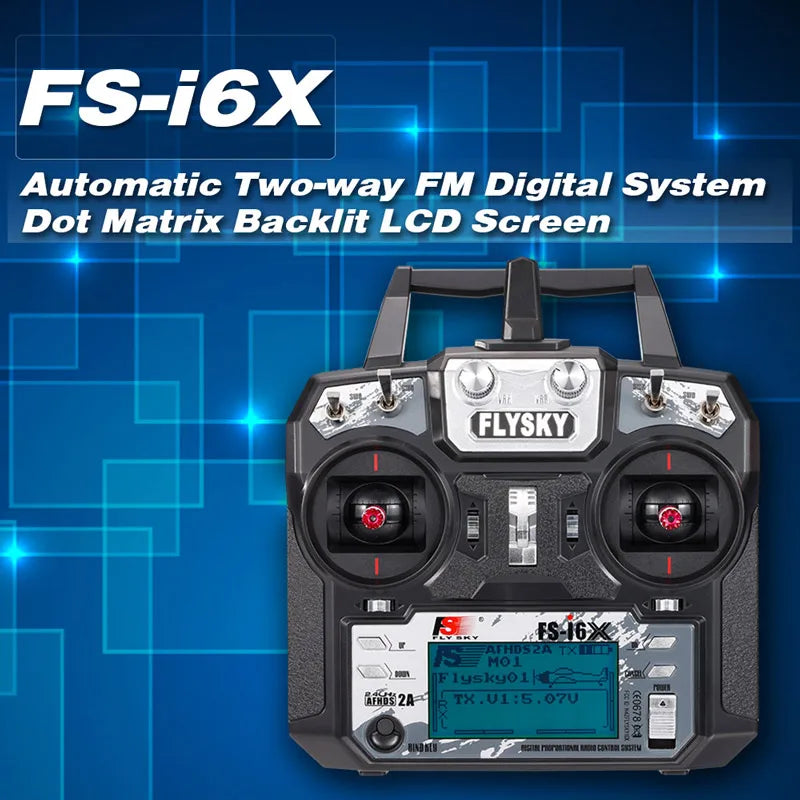FS-i6X Automatic Two-way FM Digital System Dot Matrix Back