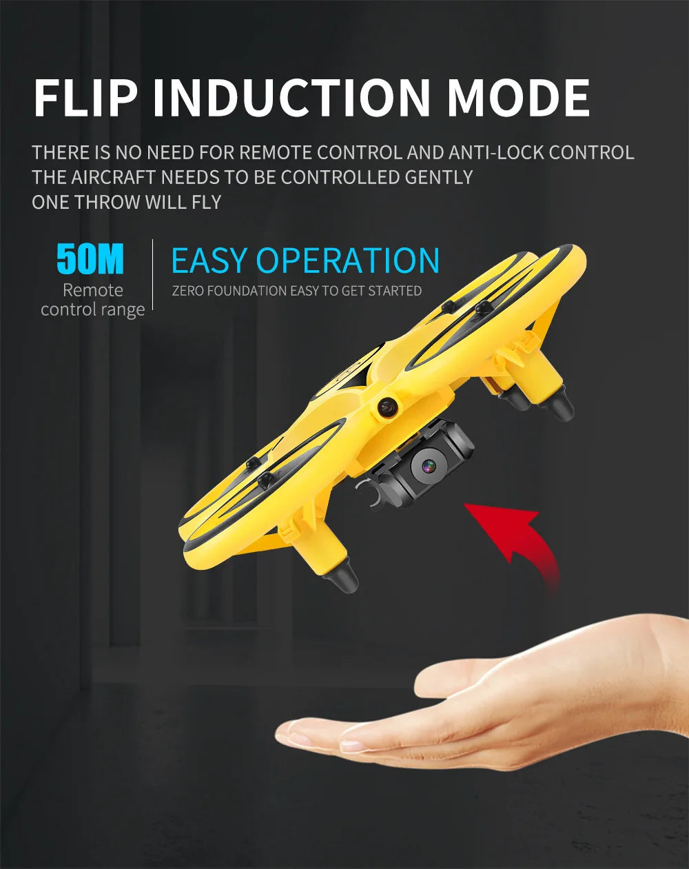 HGRC 2.4G Mini Watch RC Drone, AIRCRAFT NEEDS TO BE CONTROLLED GENTLY ONE TH