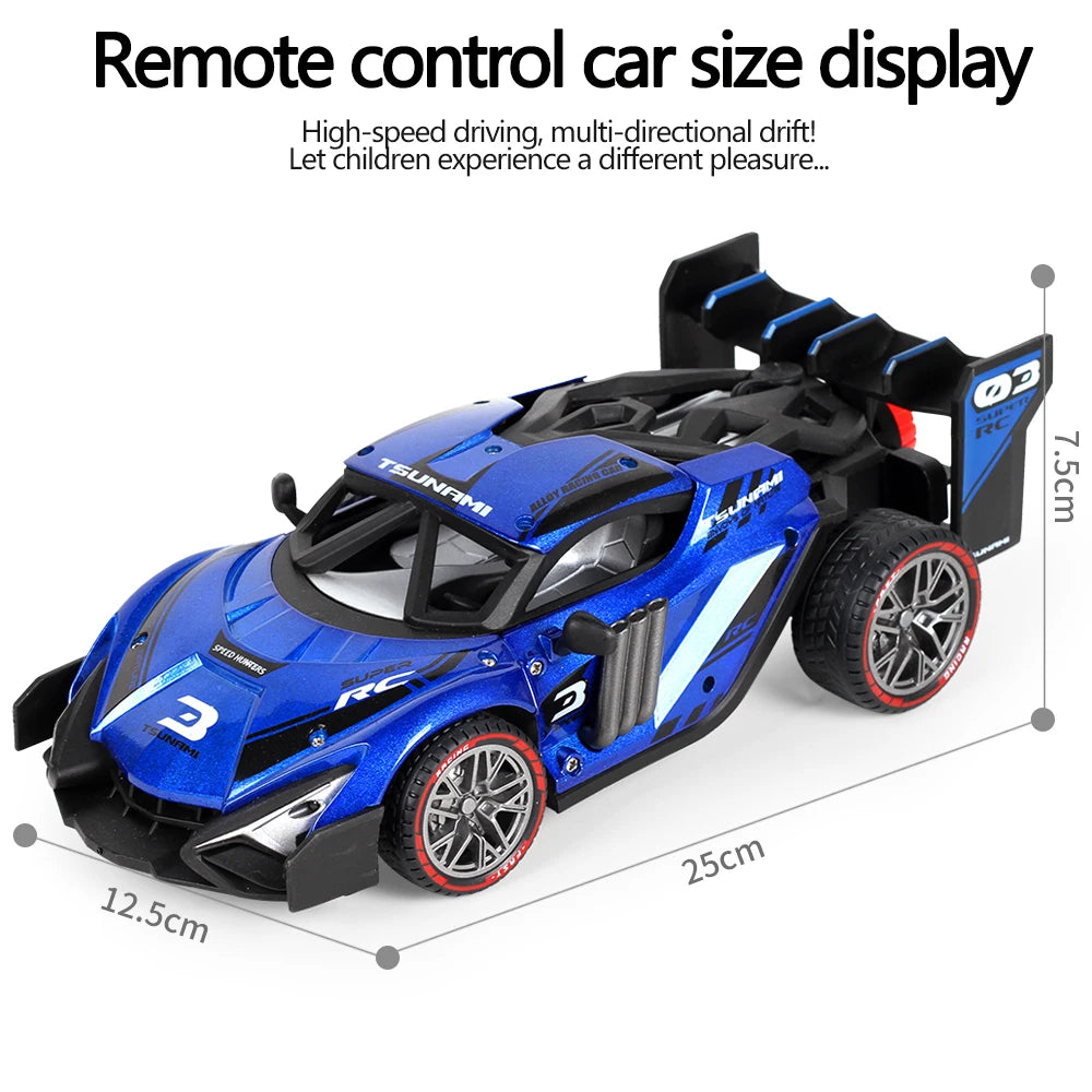 RC Car, remote control car size display High-speed driving; multi-directional driftl Let children experience 