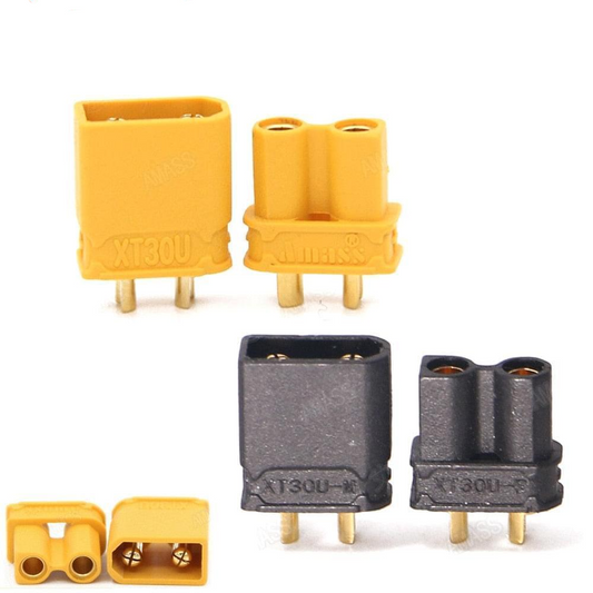 10pcs Amass XT30U Male Female Bullet Connector Plug the Upgrade XT30 For RC FPV Lipo Battery RC Quadcopter (5 Pair)