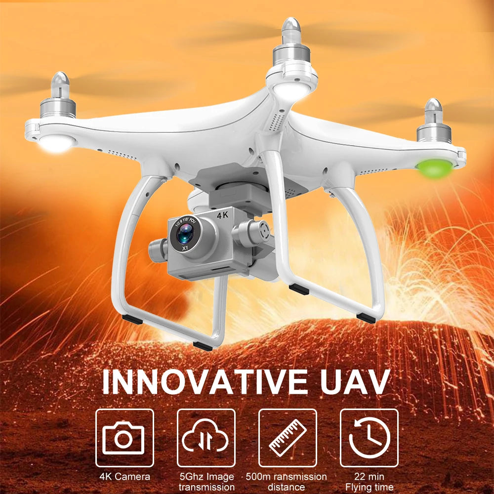 Wltoys XK X1S Drone, 4k INNOVATIVE UAV 4k Camera SGhz Image 500m ran