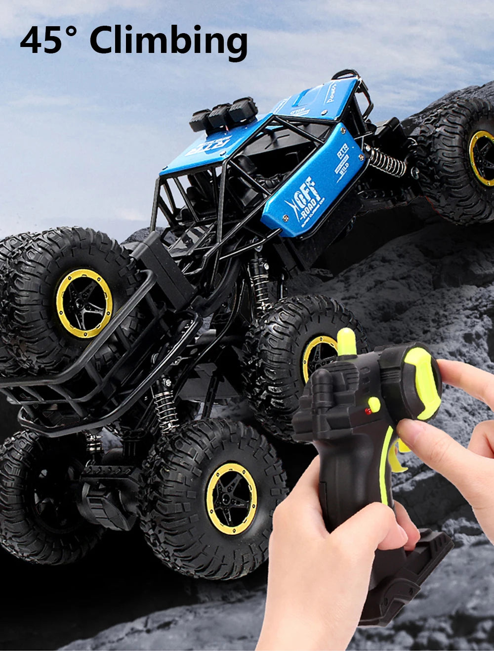 the model 5514 is 4WD rock crawler rc car, it is with real