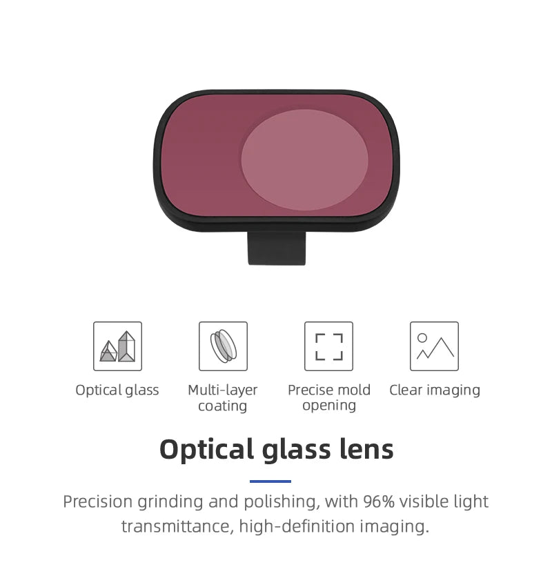 for DJI Mavic Mini 1/SE Filter,  Optical glass Multi-layer Precise mold Clear imaging coating opening 