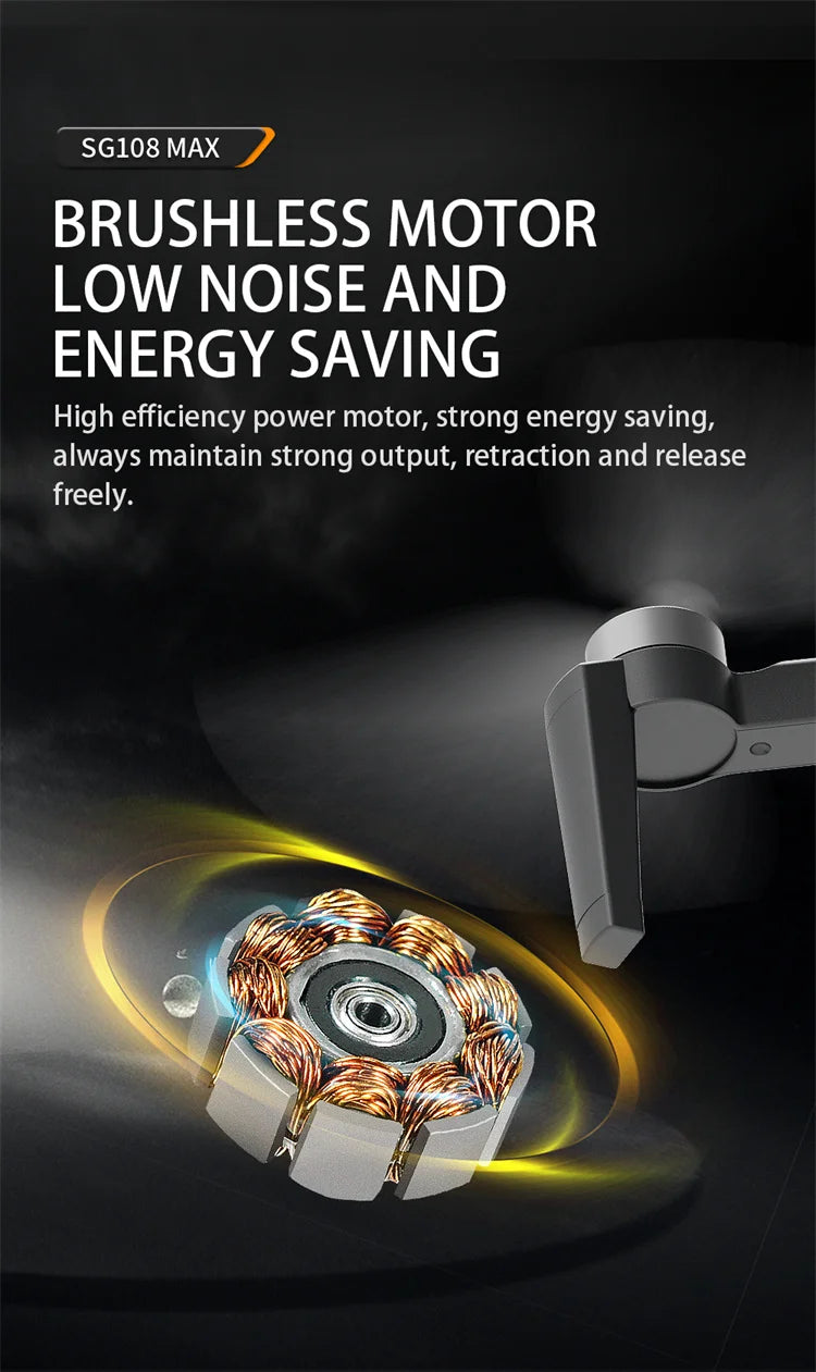 SG108 MAX - 4K Mini Drone 2-Axis Gimbal Professional Camera 5G WIFI FPV Dron Brushless 1.2km Rc Quadcopter 16 SG108 MAX - 4K Mini Drone, sg108 max brushless motor low noise and energy saving high
