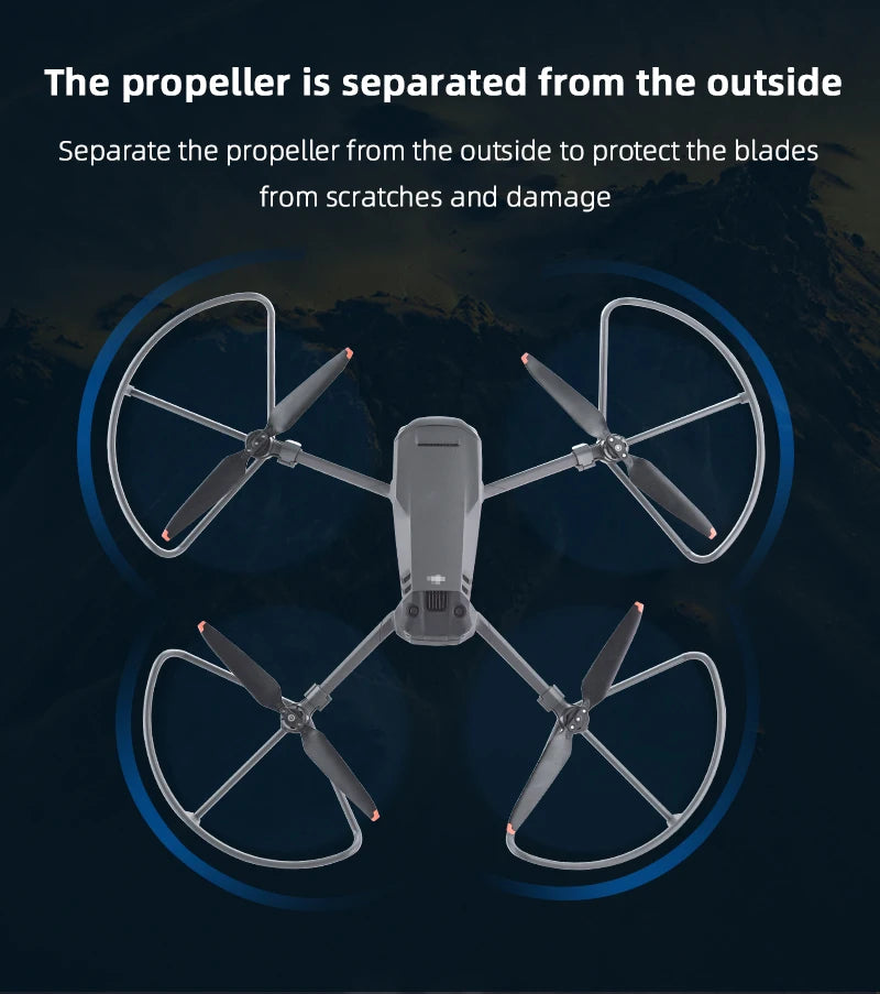 Propeller Protector for DJI Mavic 3 Classic, the propeller is separated from the outside to protect the blades from scratches and damage .