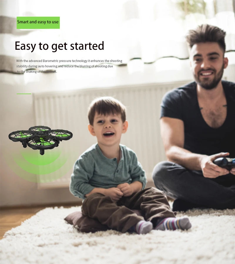 barometric pressure technology enhances the shooting stability during auto hovering